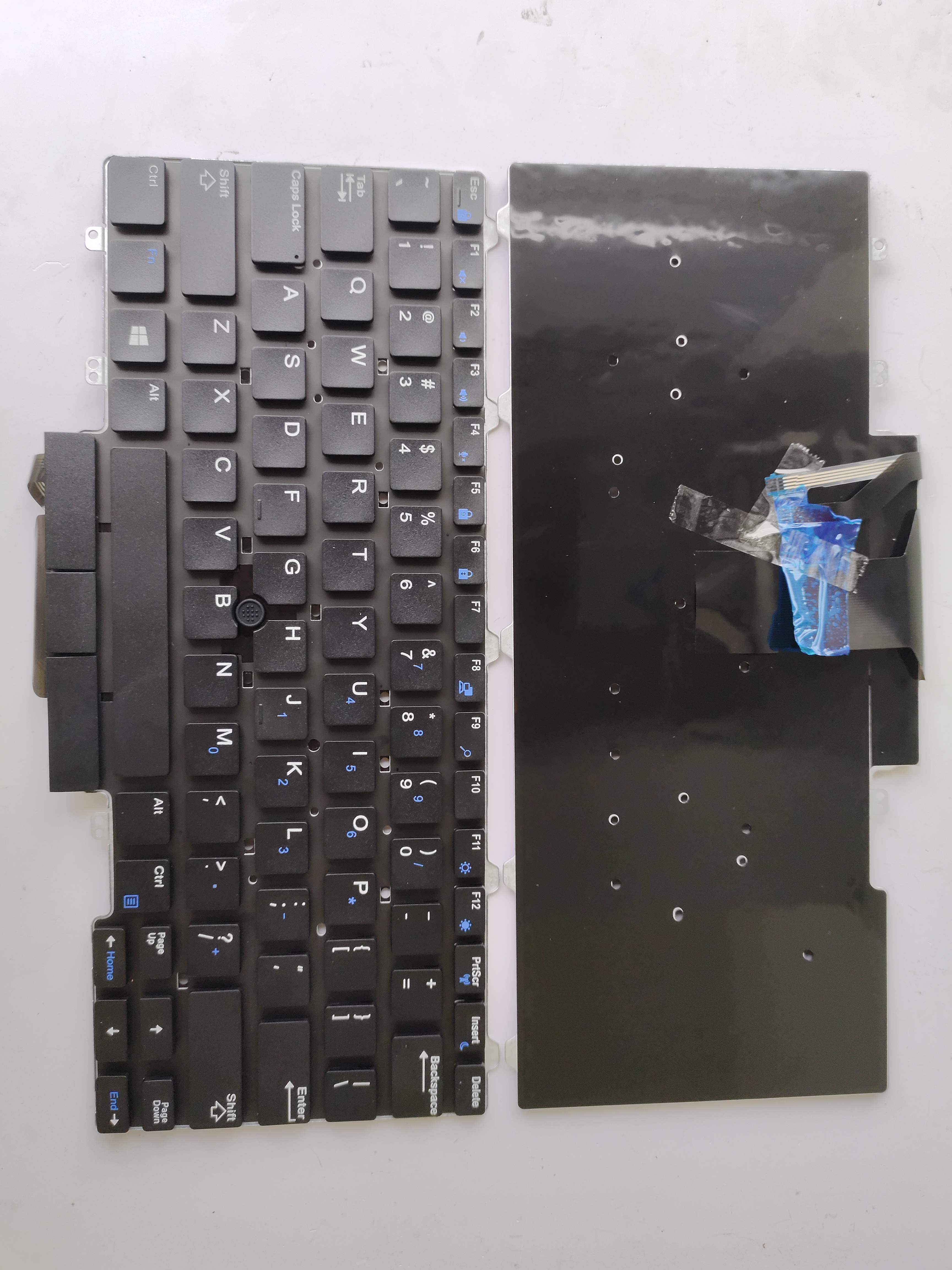 Picture of New Replacement Laptop Keyboard For DELL E5450 BLACK With Point (OEM) US Layout